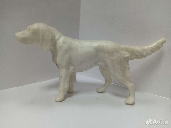 Пойнтер собака колкий пластик СССР