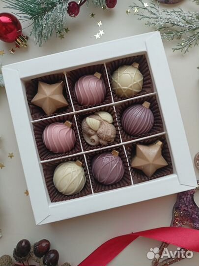 Подарки Новый Год шоколад конфеты новогодние