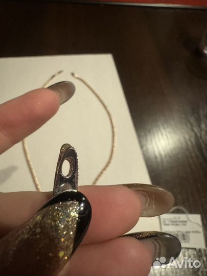 Золотая подвеска