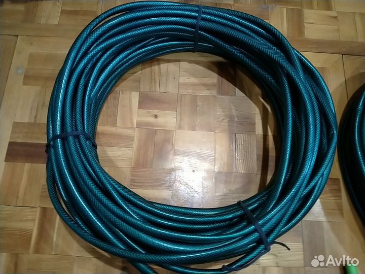 Шланги поливочные 50 м, 3/4 (2 шт) с насадками