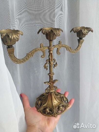 Канделябр поднос подстаканник антиквариат, мармит