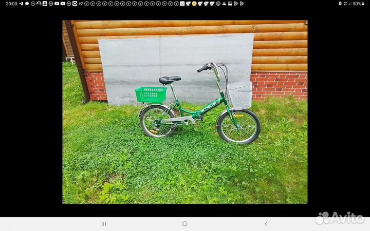 Велосипед взрослый, новый, складной. 6 скоростей