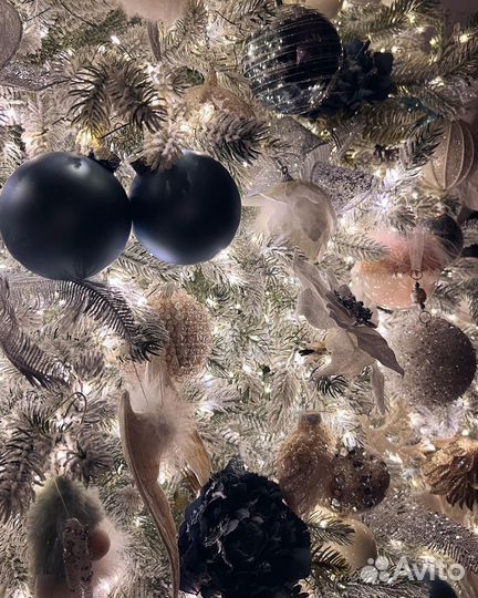 Искусственная елка Скандинавская Заснеженная 185 с