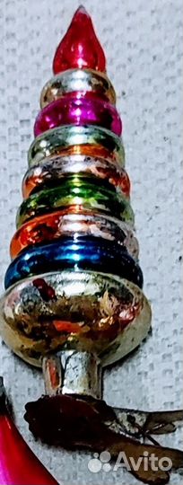 Ёлочные игрушки СССР космонавт