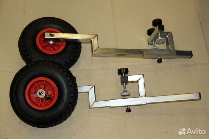 Транцевые колеса без сверления транца, струбцина