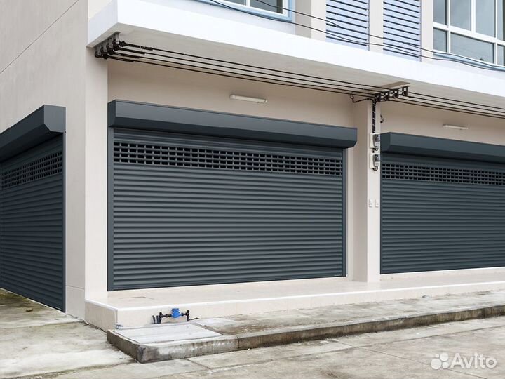 Рольставни на гараж Алютех Security 2110х2320 мм
