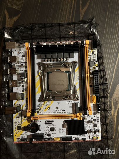 Комплект материнская плата Qiyida x99 и процессор