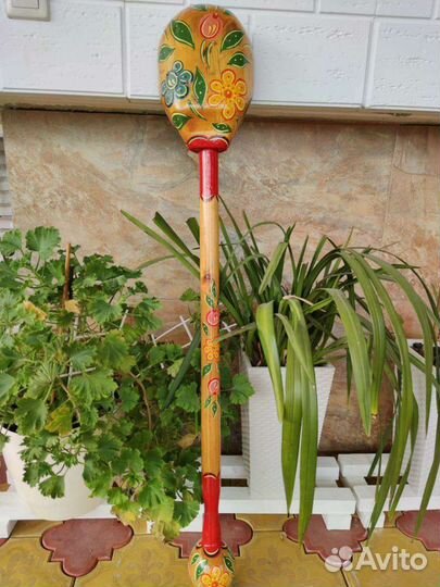 Ложка деревянная огромная сувенирная