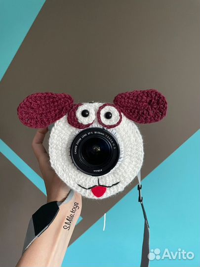 Игрушка на фотоаппарат. Насадка на объектив