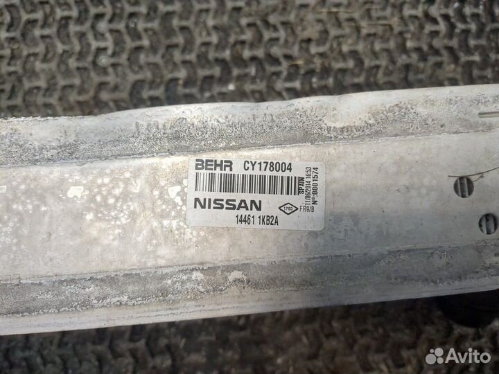 Радиатор интеркулера Nissan Juke, 2014