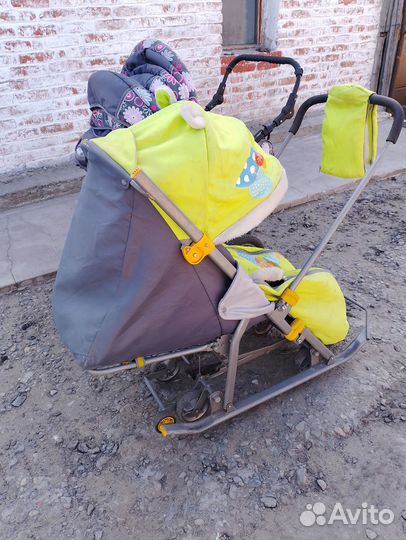 Коляска 2 в 1 бу