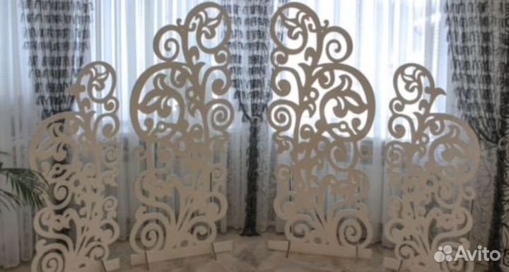 Свадебная Арка Ширма резная мдф