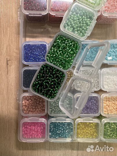 Бисер 28 цветов (можно для Wildberries)
