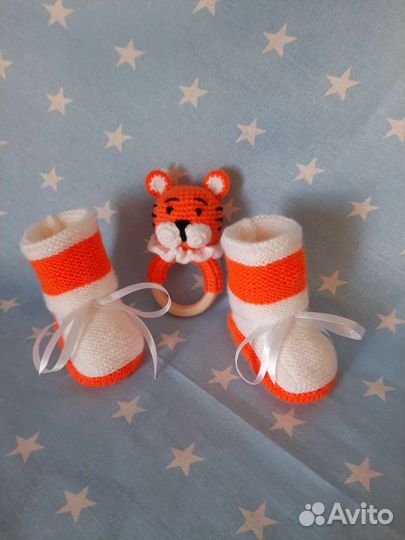 Вязаные погремушки