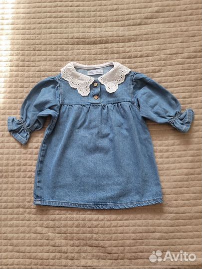Джинсовая одежда на девочку, р. 98-104