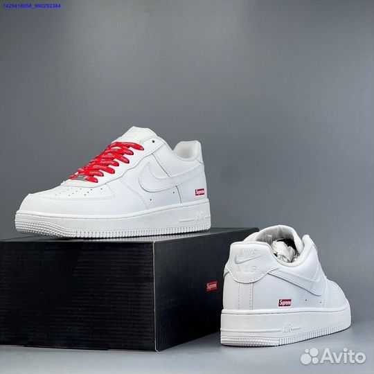 Кроссовки Nike Air Force 1 Low & Supreme (Арт.45394)