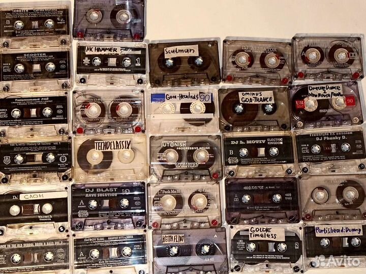Кассеты Рейв, Электроника, Эмбиент, DJ, Индастриал