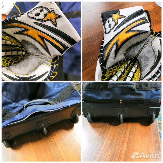 Замена ладошек хоккейных краг