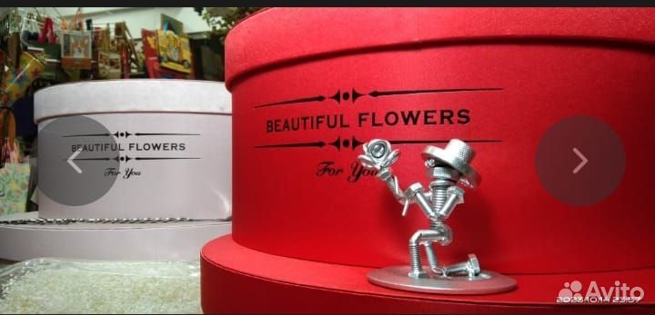 Подарок мужчине, человек из болтов