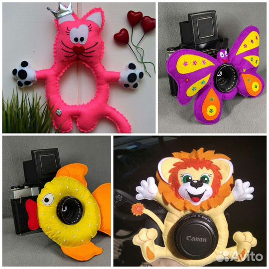 Игрушка-насадка на объектив фотоаппарата