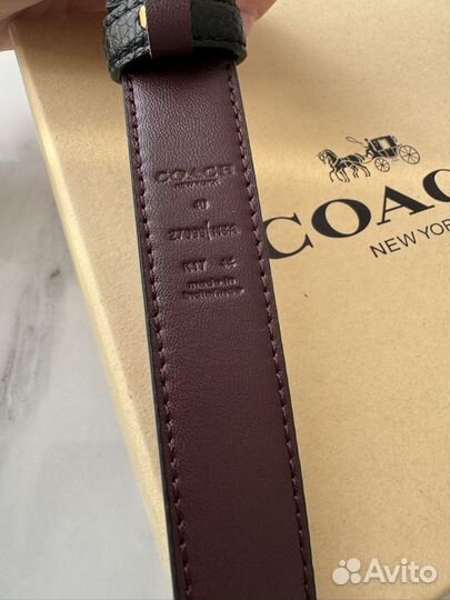 Ремень coach новый