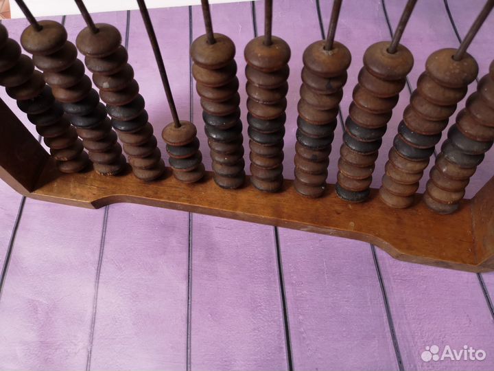 Счёты деревянные бухгалтерские времён СССР