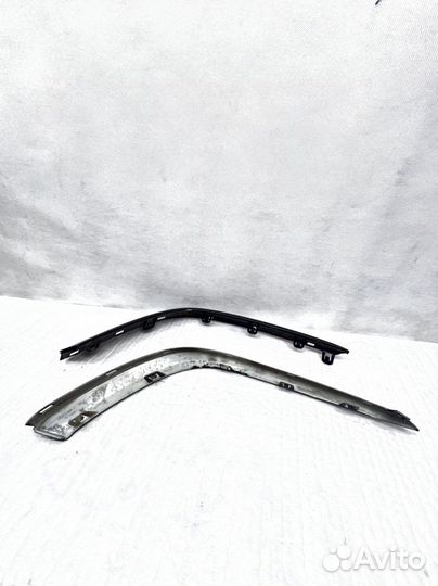 Накладка бампера w213 рестайлинг