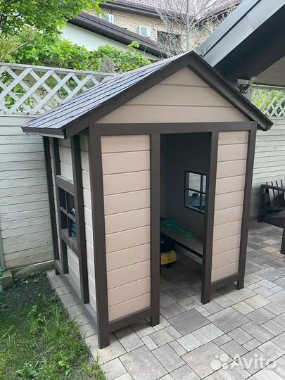 Детский игровой домик из дерева