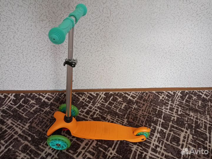 Самокат детский трехколесный бу
