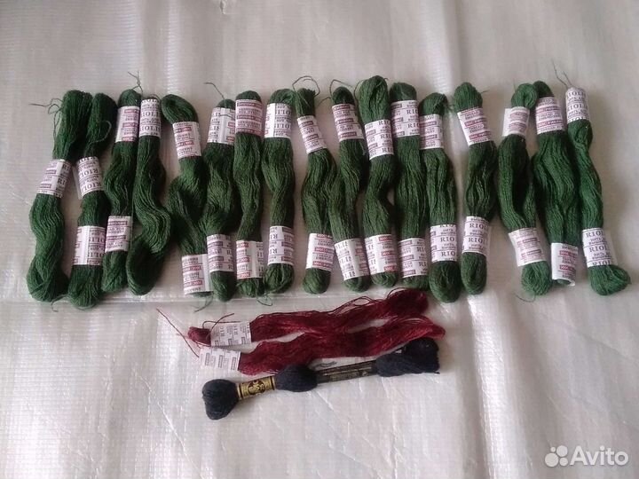 Мулине riolis шерстяные нитки