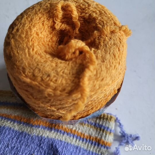 Пряжа Турн Сирень хлопок букле эластик