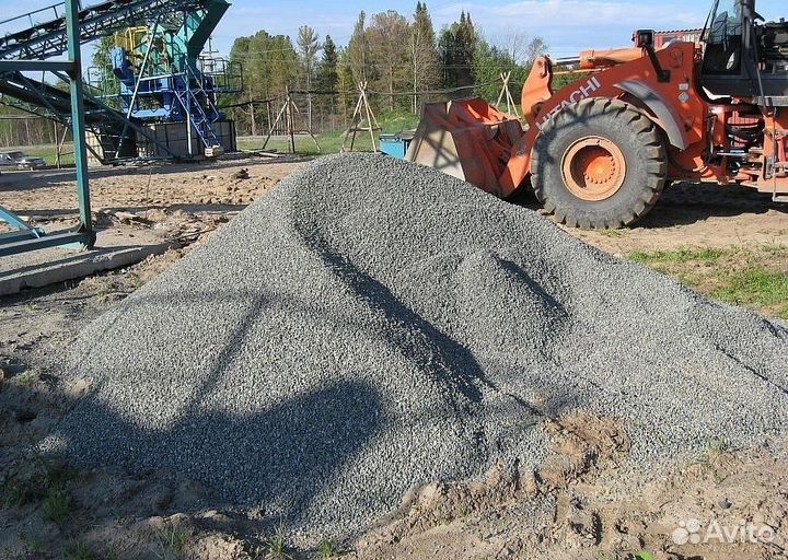 Щебень гранитный доставка