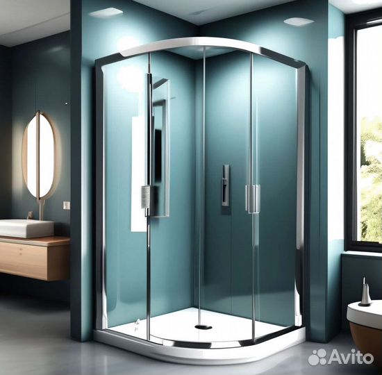 Стеклянные душевые