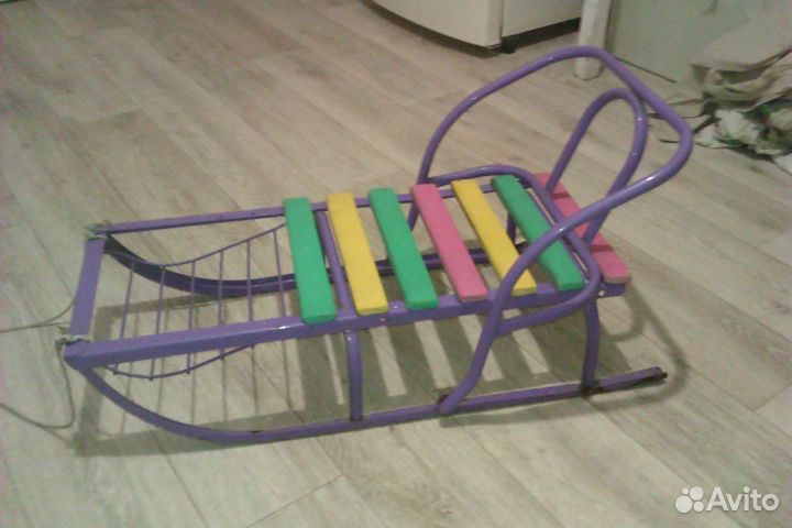 Детские санки с утеплением