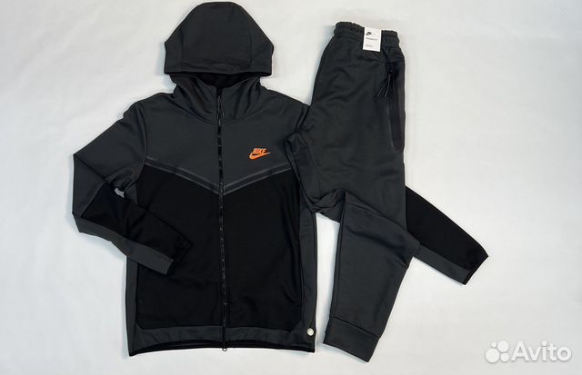 Мужской спортивный костюм Nike черно-серый M