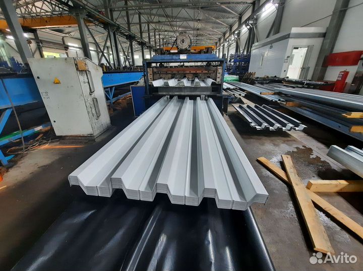 Профнастил оцинкованный окрашенный нс-35 0,65х1000