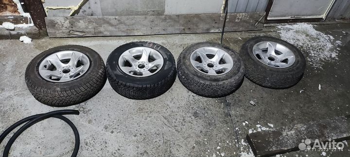 Диски с зимней резиной р13