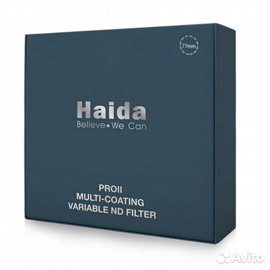 Светофильтр нейтрально-серый Haida PRO II ND 77mm