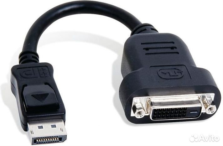 Переходник displayport (M) - DVI-D (F) и кабели