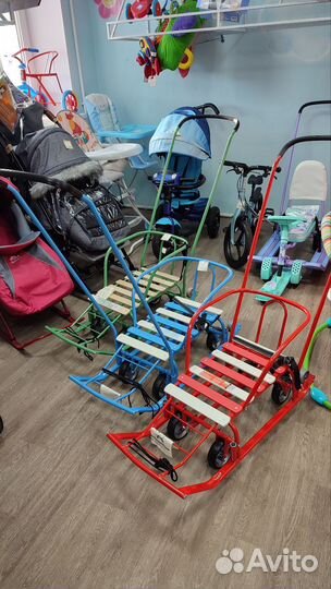 Санки ника Тимка 5 новые с колесами