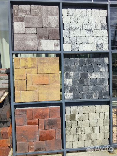 Тротуарная плитка старый город колормикс все цвета