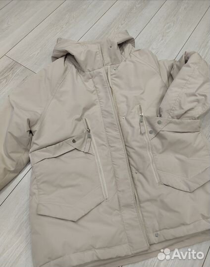 Куртка демисезонная женская 46 48 с капюшоном