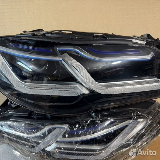 Фары BMW F10 laser стиль G30 комплект левая правая