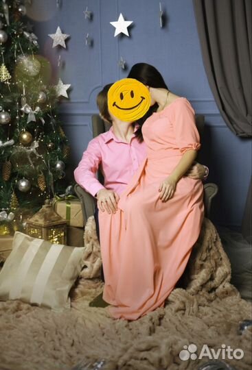 Платье летнее длинное 46р