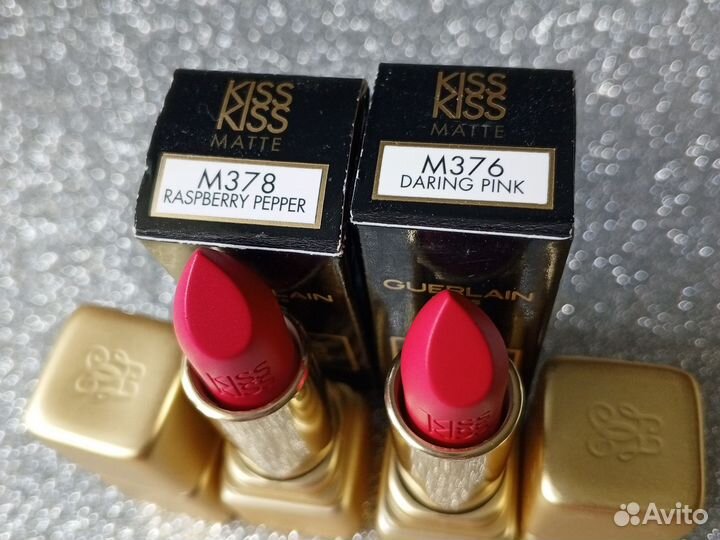 Guerlain помада Kiss m376, m378 matte