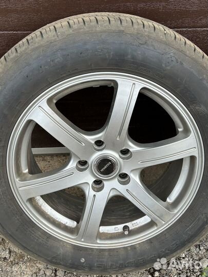 Литые диски r17 5x100 с летней резиной 225/60/r17