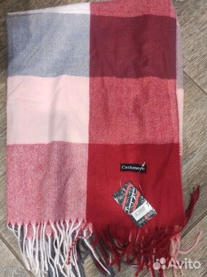 Новый палантин, шарф, платок теплый в упаковке