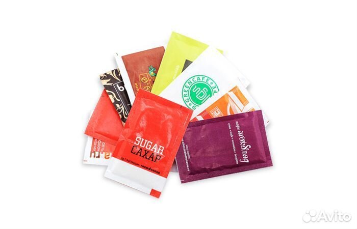 Сахар с логотипом пакетики 5г