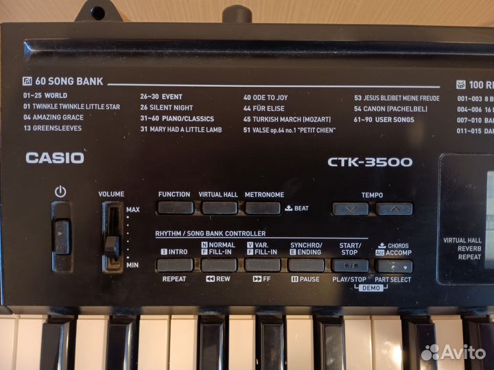 Синтезатор casio ctk 3500