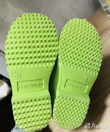 Резиновые сапоги nordman 22 23